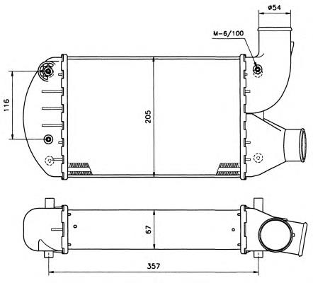 30134 NRF intercooler