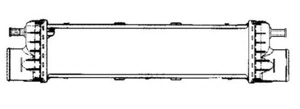 Radiador de intercooler 30418 NRF