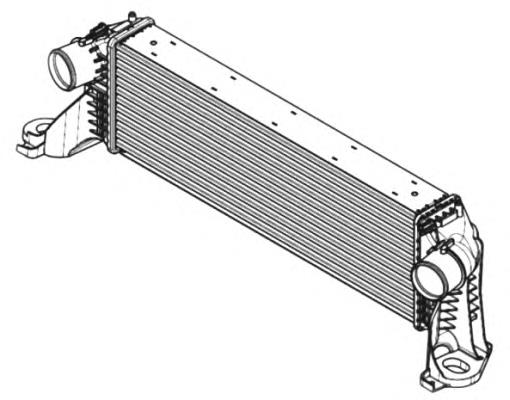 30342 NRF radiador de aire de admisión