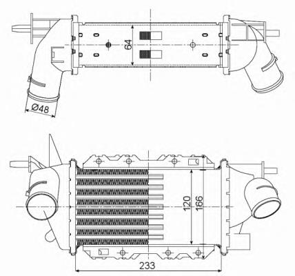 Intercooler 30352 NRF