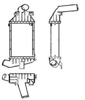 30426 NRF Radiador de intercooler