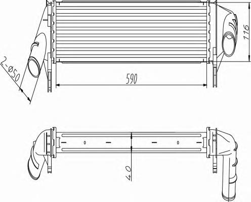 Radiador de aire de admisión NRF 30255 precio, desde 69,70 EUR