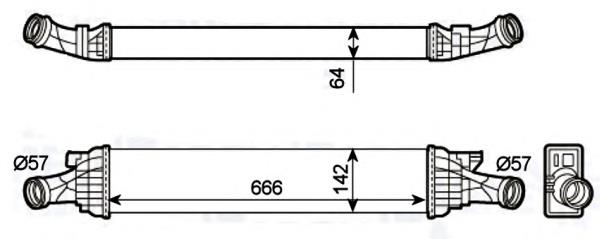Intercooler 30289 NRF