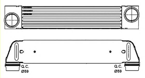 Intercooler 30317 NRF