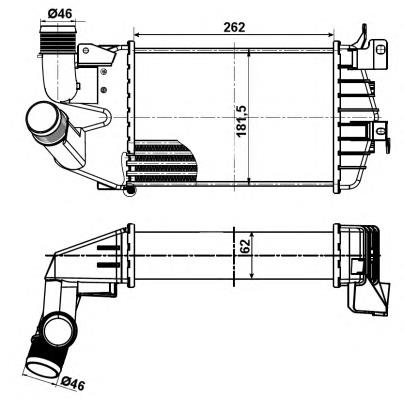 Intercooler 30307 NRF