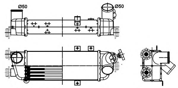 Intercooler 30305 NRF