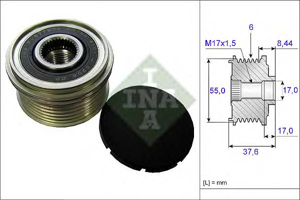 Polea alternador 535024610 INA