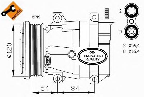 Compresor de ac NRF 32220