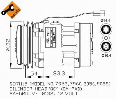 Compresor de ac NRF 32274