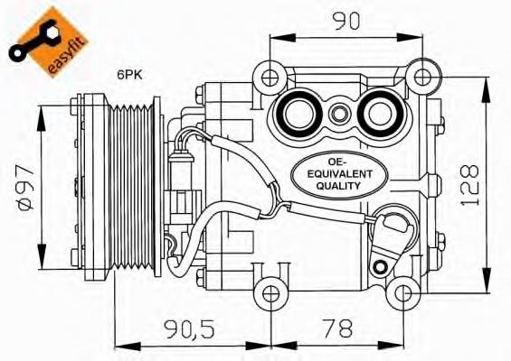 Compresor ac NRF 32199 precio, desde 196,66 EUR