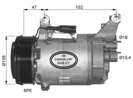 Compresor de ac NRF 32409