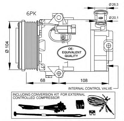 Comprar 32428 NRF Compresor de aire acondicionado coche
