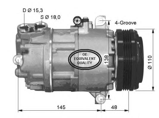 32493 NRF Compresor climatizador