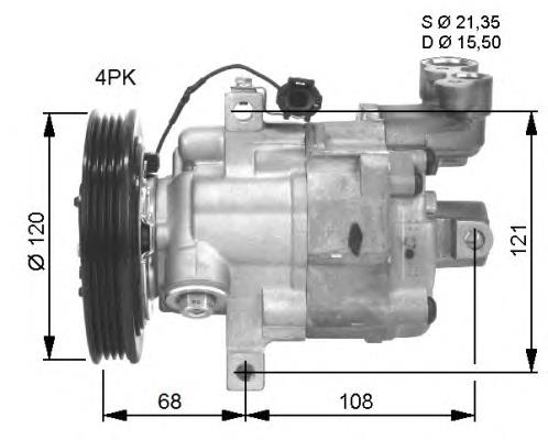 32461 NRF compresor de aire acondicionado