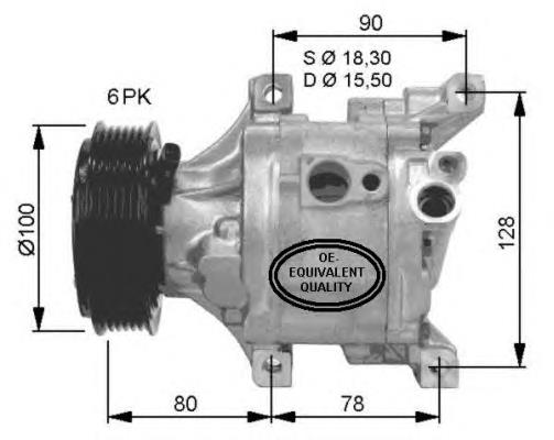 32466 NRF Compresor climatizador