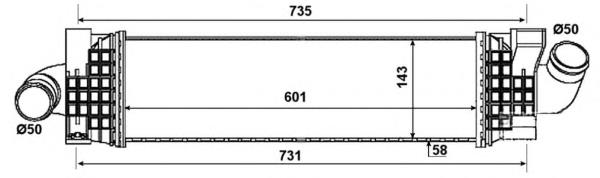 Comprar 30870 NRF Turbo intercooler
