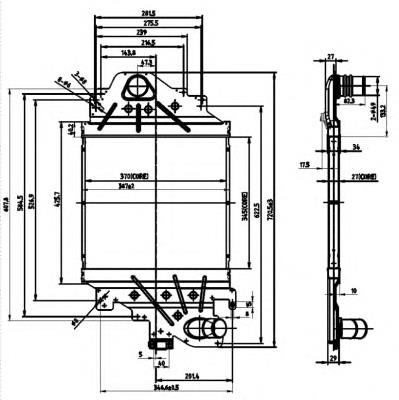 Enfriador de aire de admisión NRF 30865