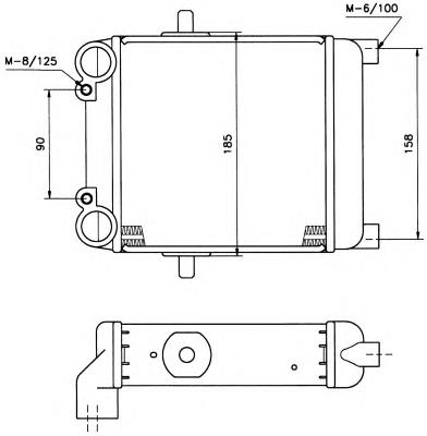 Enfriador de aceite Audi A6 (4A, C4)