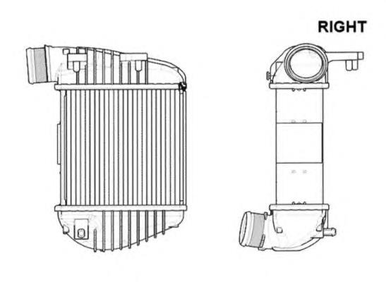 30772 NRF Radiador de intercooler