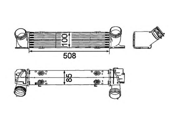 Intercooler 30797 NRF