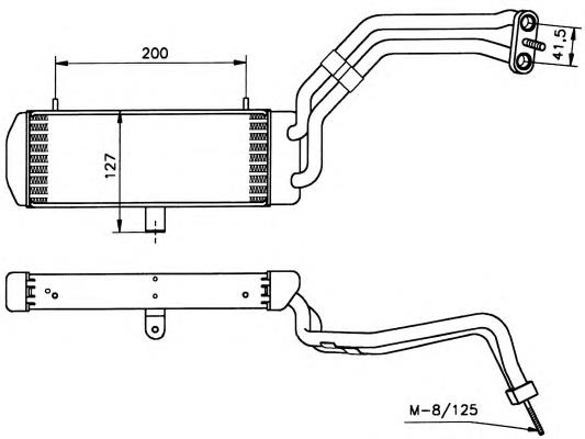 Enfriador de aceite BMW 5 (E34)