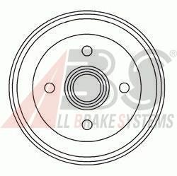 Tambor de freno trasero Ford Fiesta III desde 37,82 €