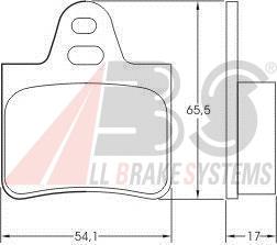 36129 ABS pastillas de freno traseras