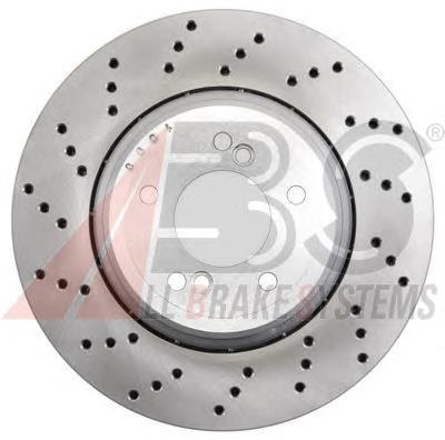 Disco de freno trasero 18026 ABS