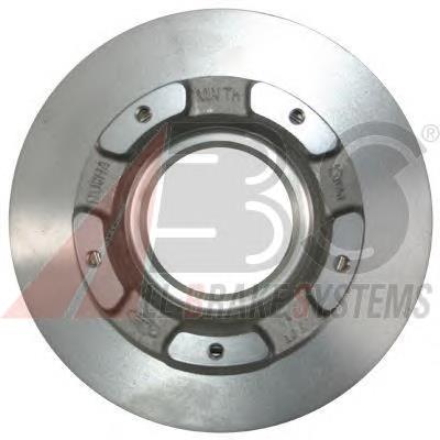 Disco de freno trasero 17786 ABS