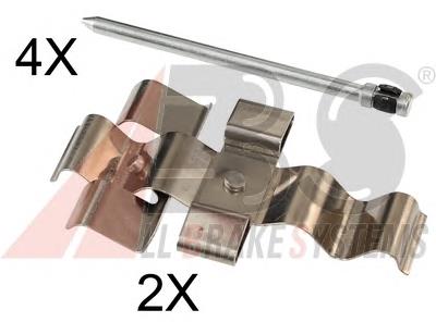 Kit de reparación, pastillas de frenos BMW 34106856301