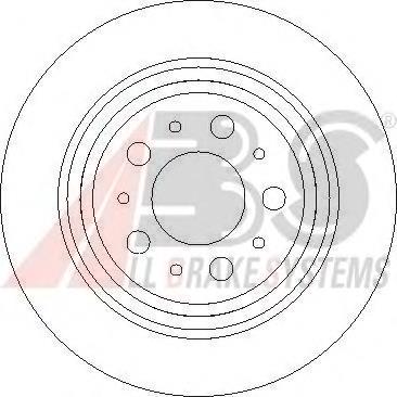 Comprar 17013 ABS Disco de freno trasero