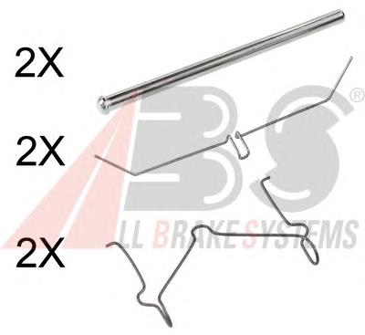 1701Q ABS Juego de reparación, pastillas de frenos