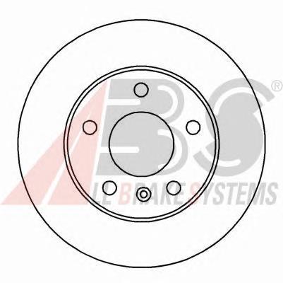 Comprar 16955 ABS Disco de freno trasero