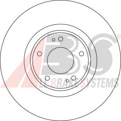 17127 ABS freno de disco delantero