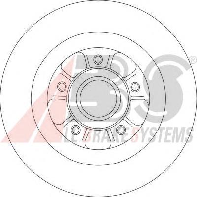 Disco de freno trasero ABS 17155 precio, desde 61,38 EUR