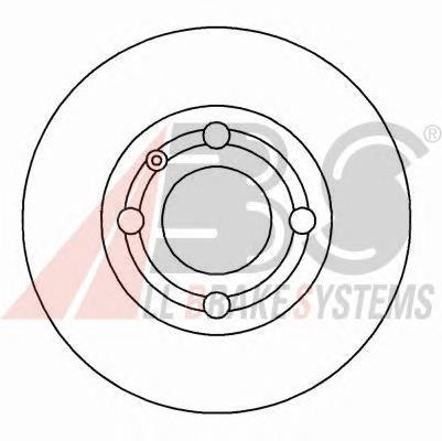 16542 ABS freno de disco delantero