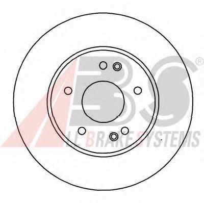 Disco de freno delantero ABS 16448