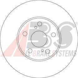 Disco de freno 17508 ABS
