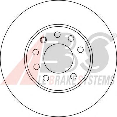 Disco de freno 17368 ABS