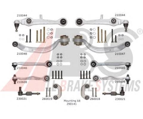 Kit de brazo de suspensión delantera 219900 ABS