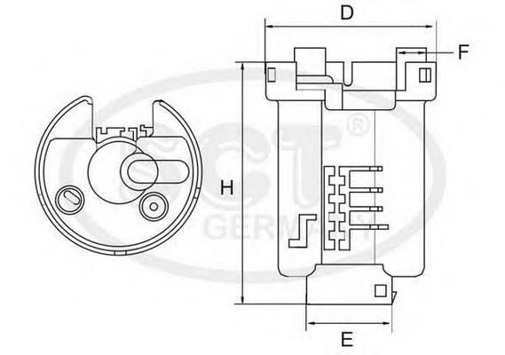 Filtro de gasoil SCT ST6502