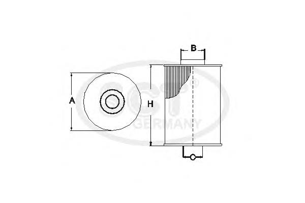 Filtro combustible SC7063P SCT