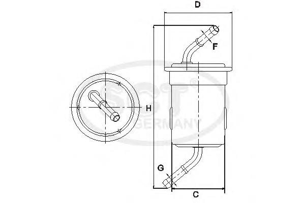 Comprar RD3106 Rider Filtro diesel