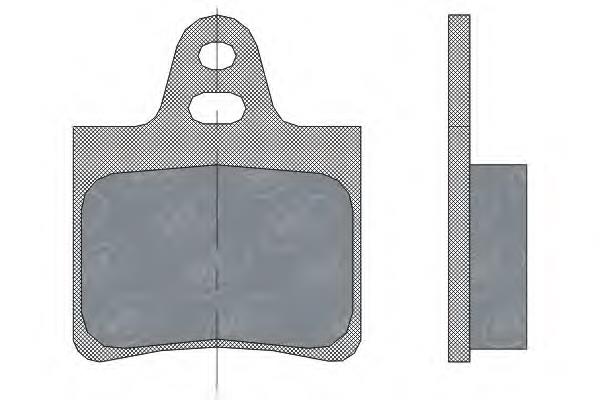 SP 292 SCT pastillas de freno traseras