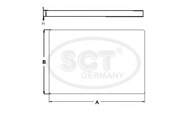 Filtro de polen SCT SA1150