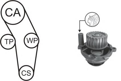 Kit distribución Airtex WPK170301