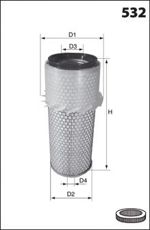 FA3396 Mecafilter filtro de aire
