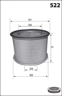 Filtro de aire FA3257 Mecafilter