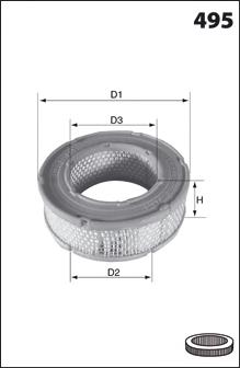 ADZ92234 Blue Print Filtro de aire de motor