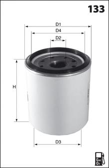 ELG5549 Mecafilter filtro combustible